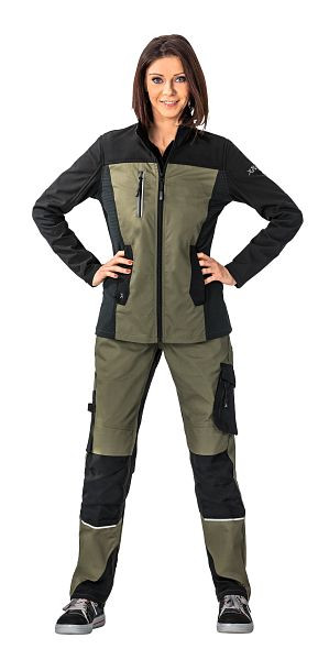 Veste hybride femme Planam Norit, olive/noir, taille 52, 6515052