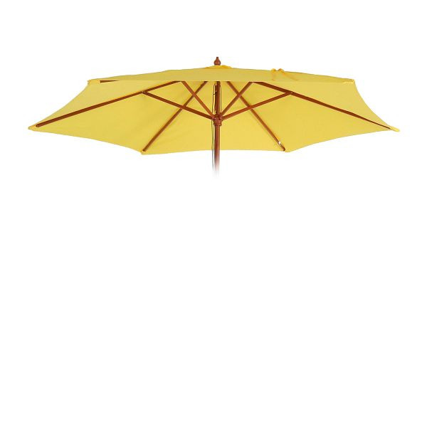 Housse de rechange Mendler pour parasol Florida, housse de rechange pour housse de parasol, Ø 3m polyester 6 lattes, jaune, 81653