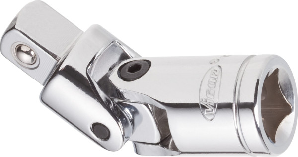 Joint universel VIGOR, carré creux 12,5 mm (1/2 pouce), carré plein 12,5 mm (1/2 pouce), 75 mm, V2575N