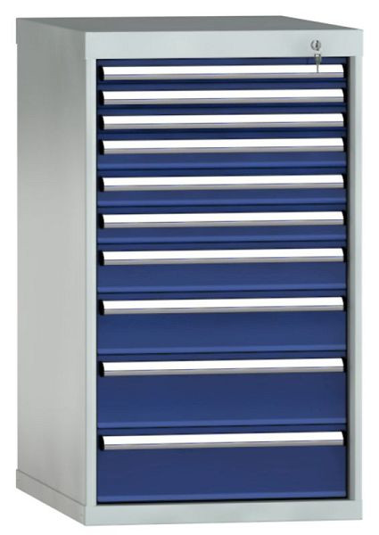 Armoire à tiroirs KLW 1000 x 572 x 750 mm H x L x P, dimensions d'installation : 900 mm, division : 27x36 unités, SEB1000-10EP-001