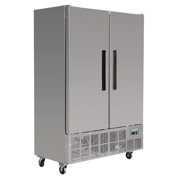 Congélateur Polar slimline inox 960L, GD880