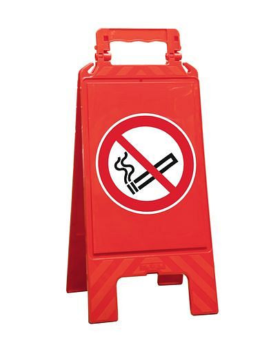 Affichage d'avertissement Moravia, rouge, plastique, pour marquage des zones interdites, non-fumeur, 252146