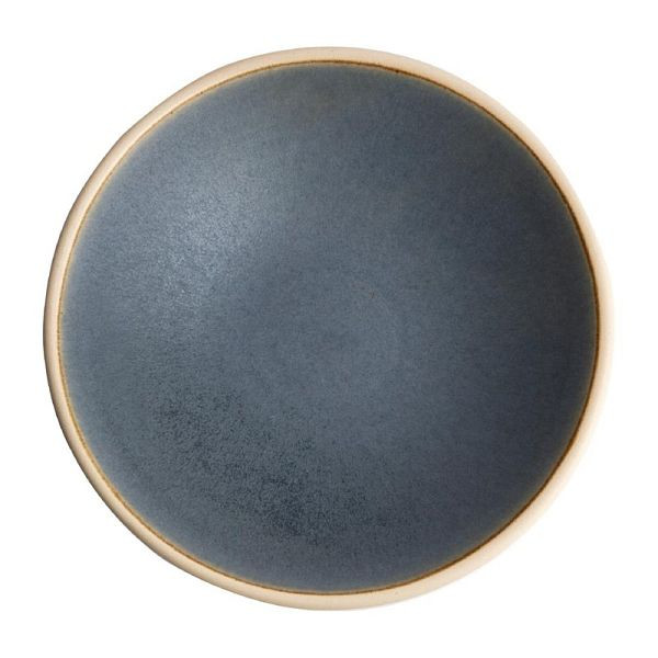Bol plat en toile OLYMPIA bleu granit 22cm, UV: 6 pièces, FA305