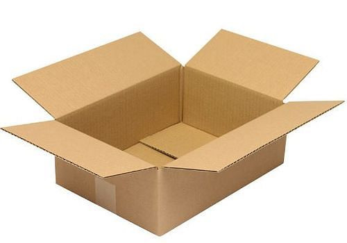 Boîte pliante en carton ondulé TransPak 1 paroi, dimensions intérieures 350 x 250 x 120 mm, format C4, qualité 1.20C, pack : 25 pièces, 299260