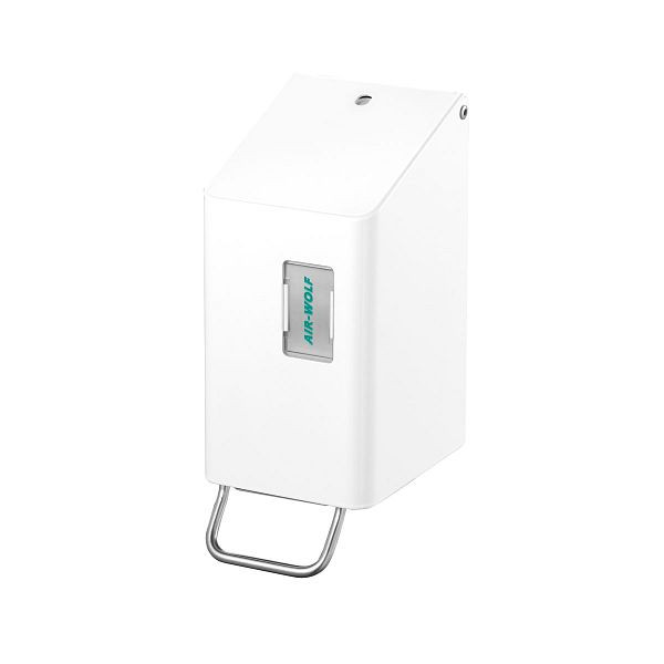 Distributeur de savon mousse Air Wolf, mural, blanc, 250 ml, acier inoxydable, série Omega, 29-085