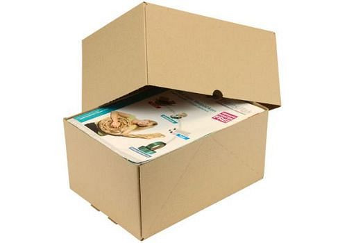 Boîte de montage TransPak, carton micro-ondulé, dimensions intérieures 305 x 215 x 150/150 mm, Q. 1.02E, paquet de 25, 299466