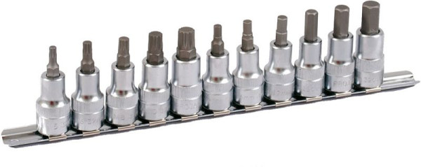 Projahn 1/2" jeu de douilles sur rail 11 pièces hexagone + VZ jeu 2, 4235