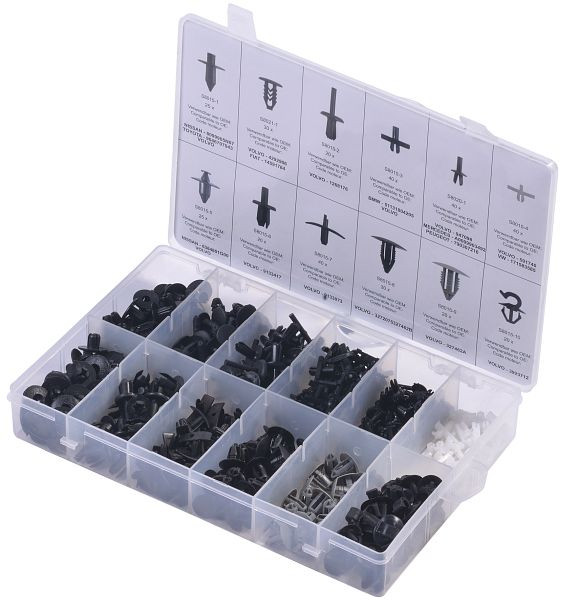 Assortiment de clips de fixation SW-Stahl, Volvo, S8015