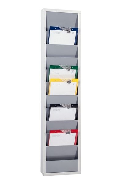 Tableau de planification en métal Eichner pour la zone atelier, une rangée, gris, 9019-00201-11