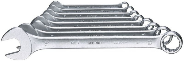 Jeu de clés mixtes GEDORE 8 pièces profil UD 10-24 mm, 3100227