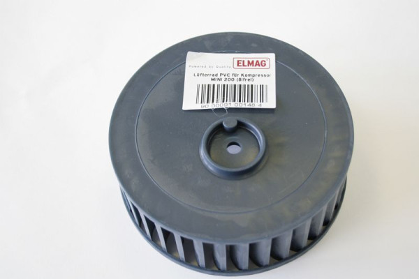 Roue de ventilateur ELMAG PVC pour compresseur, MINI 200 (sans huile), 9100148