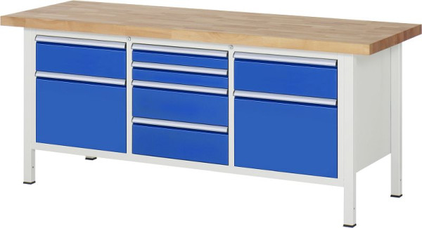 Etabli RAU série 8000 - modèle 8572, L2000 x P700 x H840-1040 mm, 13-8572A2-207B4H.11