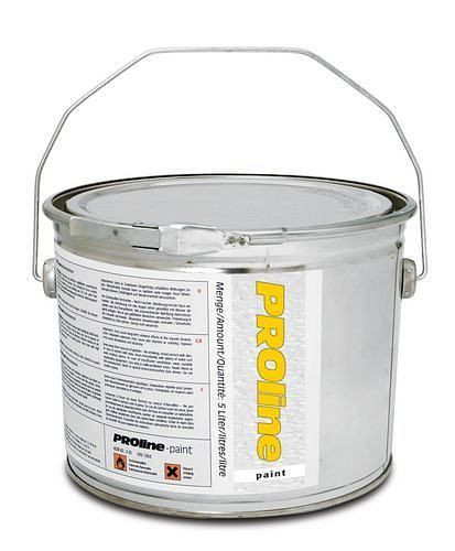 Peinture de marquage de hall antidérapante DENIOS PROline-paint, 5 litres pour environ 20 m², jaune, UE : 5 litres, 233-403