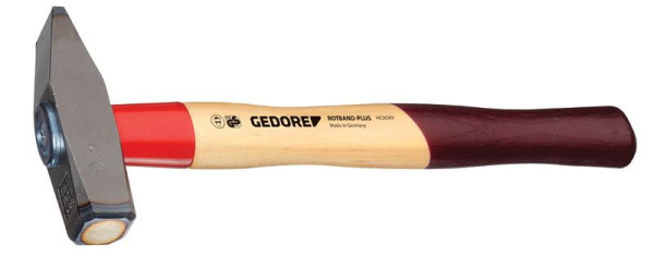 Marteau de serrurier GEDORE Rotband-Plus - L'original, hickory, zones marginales, 500 mm, 8584200