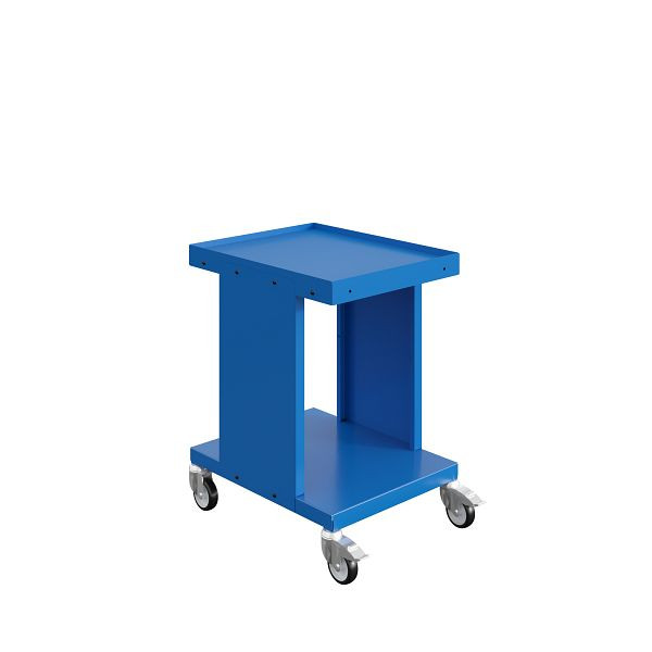Chariot superposé SOFAME SV avec 2 niveaux de rangement, L 540 x P 670 x H 810 mm, gris anthracite RAL 7016, W020070020GA