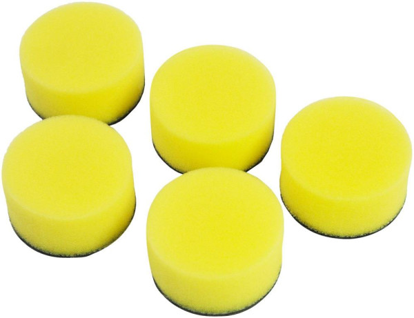 Hazet 5 pièces tampons de polissage de rechange, plats, Ø 50 mm, 9033M-9-010