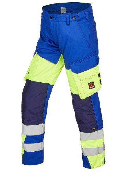 Pantalon ROFA 2499, taille 26, couleur 481-bleu grain-jaune lumineux, 5702499-481-26