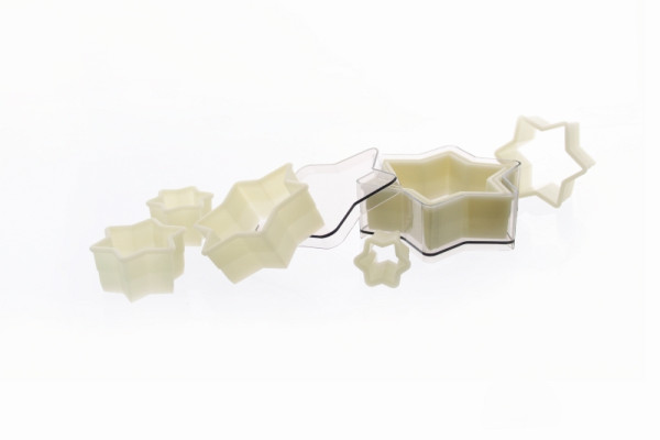 Schneider set d'emporte-pièces étoile, lisse 7 pièces, matériau : nylon, résistant à la chaleur jusqu'à +160°C, 166110