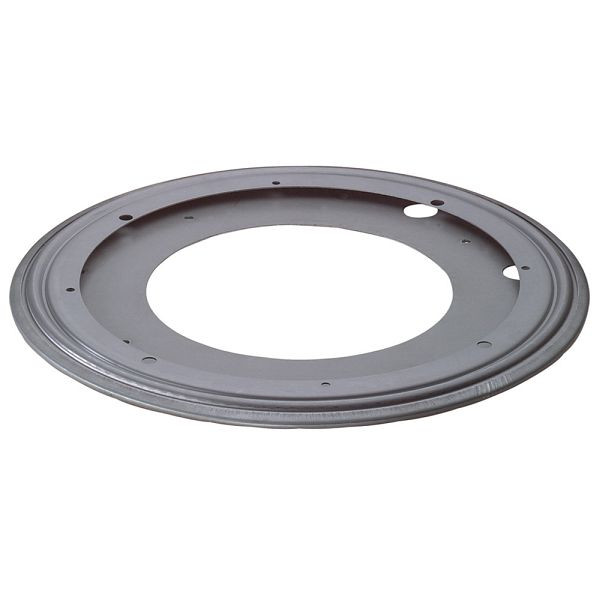 Couronne d'orientation à rouleaux BS, capacité de charge 300 kg, épaisseur 8 mm, Ø extérieur 306 mm, tôle électrozinguée, lot de 2, D81.306
