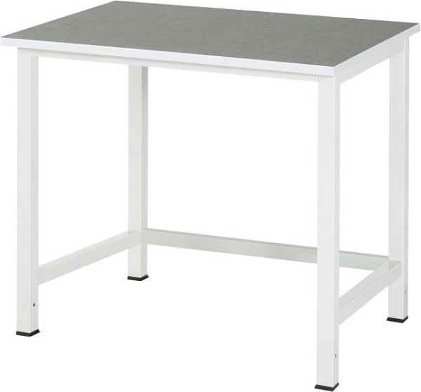 Table de travail RAU série 900, revêtement marbré universel/linoléum, 1000x825x800 mm, 03-900-1-L25-10.12