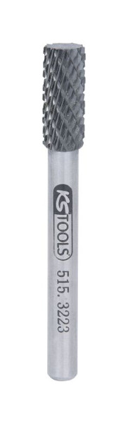 KS Tools Fraise cylindrique HM forme A sans denture frontale, 8 mm, 515.3223