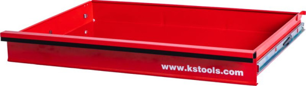 Tiroir KS Tools avec site web et guidage à billes pour chariot d'atelier P10/P15, 568x398x75 mm, 873.1008-R004P