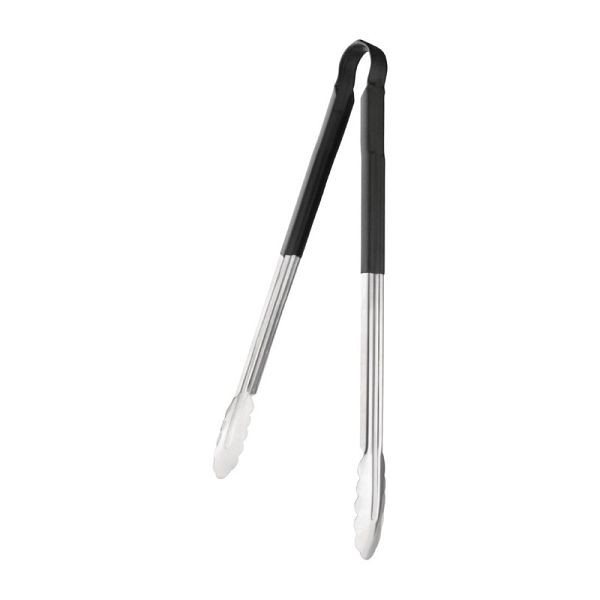 Pince de service à code couleur Hygiplas noir 40,5 cm, HC848