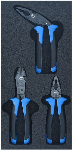 Gamme de chariots d'atelier SW-Stahl, pinces, 3 pièces, Z3013-32