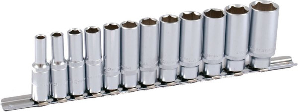 Jeu de douilles Projahn 3/8" sur rail 12 douilles profondes, 4212