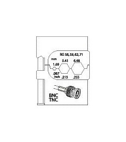 Insert de module GEDORE pour connecteurs coaxiaux, 1830694
