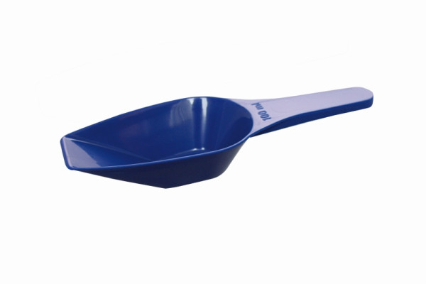 Mesureur Schneider en polyéthylène, longueur : 200 mm, volume : 100 ml, bleu, 200348