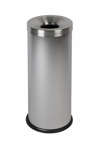 Orgavente GRISU, poubelle de sécurité en acier inoxydable brossé, H x Ø 600x266 mm, 30L, 770030