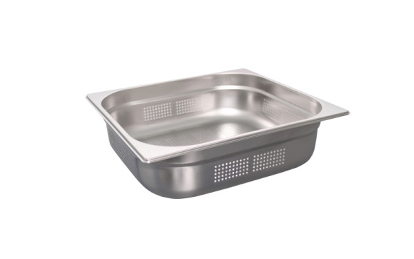 Récipient Schneider GN inox, version perforée, GN2/3 - 354x325x100 mm, 8,0L, 530311