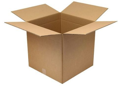 Boîte pliante en carton ondulé TransPak à 2 parois, dimensions intérieures 500 x 500 x 500 mm, qualité 2.30BC, paquet : 20 pièces, 299365