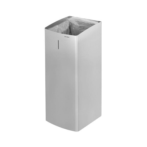 Poubelle Air Wolf, acier inoxydable brossé, 50 litres, série Alpha, 60-176