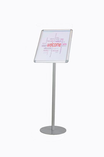 Twinco 5176 Présentoir de documentation TWIN AGENDA avec Snapframe A3, argent, 5176-8