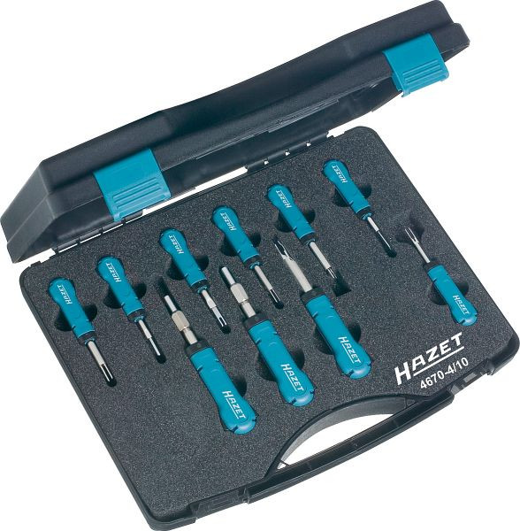 Assortiment de déverrouillage par câble Hazet, nombre d'outils : 10, 4670-4/10