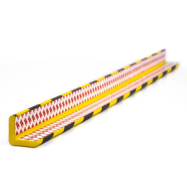 Bandes de protection ADB/protection des bords jaune/noir en PU 1 mx 40x40 mm, 99106