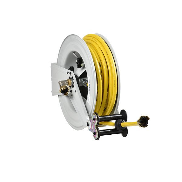 Enrouleur Ebinger OSM 410, max. 12bar / 50 °C, 20m - Tuyau textile PVC 1/2 ", 1.410.101