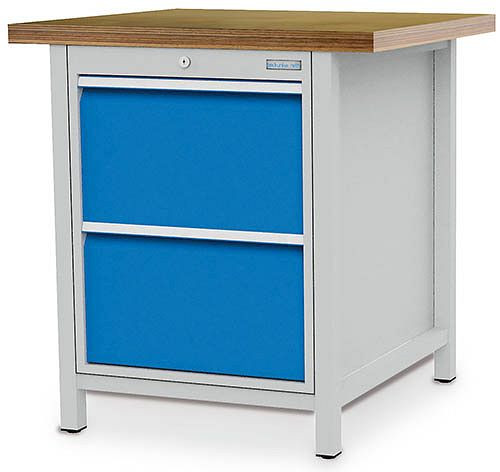 Établi à caisson Bedrunka+Hirth R18-24, 2x 300 mm, tiroirs à extension totale, 810 x 750 x 959 mm, 03.055.11V9