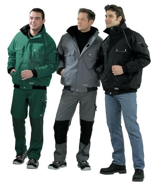 Blouson d'hiver Planam Canvas 320, vert/vert, taille M, 2181048