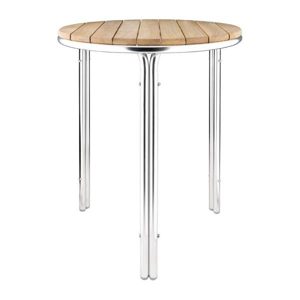 Table ronde Bolero en bois de frêne 3 pieds 60cm, GL981