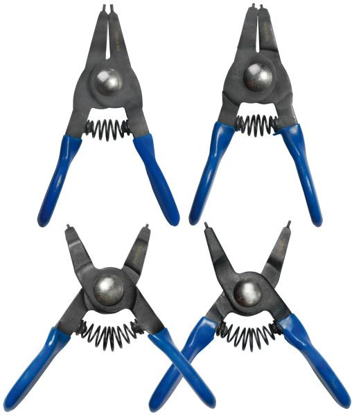 Jeu de pinces SW pour circlips en acier, 75 mm, 4 pièces, 41470L