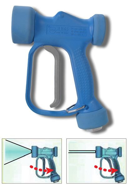 Pistolet de lavage ELMAG RB 65 maximum 90°C 24 bar 60 l/min IT 1/2 ...