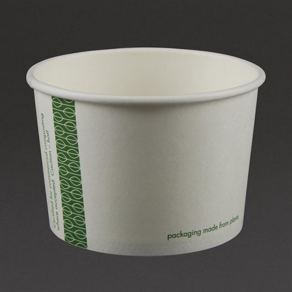 Potage végétalien compostable et gobelets universels 23cl, UE : 1000 pièces, GH027