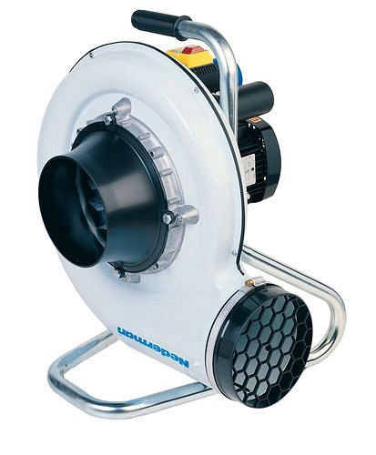 Ventilateur centrifuge Nederman N16, boîtier en acier, avec châssis porteur, puissance 0,55 kW, monophasé, 292768