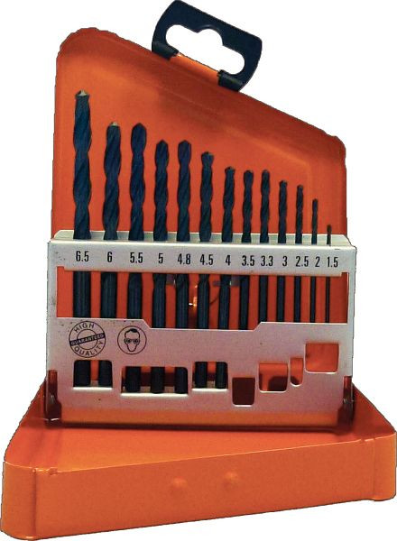 Cassette de perçage Projahn HSS-R 13 pièces 1,5-6,5 / 0,5 mm ECO, 60313