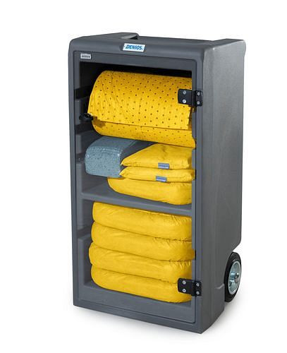 Petit kit d'urgence DENSORB dans le chariot mobile, version spéciale, 267-169