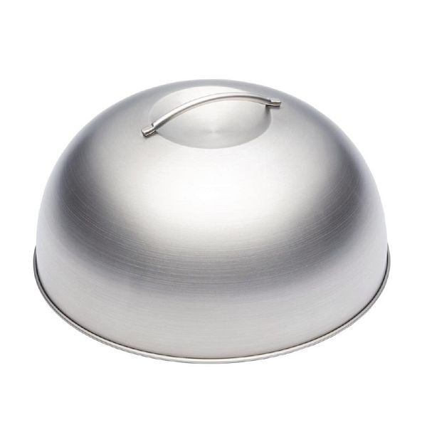 KitchenCraft MasterClass couvercle de gril en acier inoxydable 22,5 cm, DA807