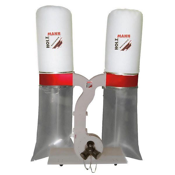 Système d'extraction Holzmann avec distributeur de raccordement, 2 sacs, 400 V, ABS3880_400V